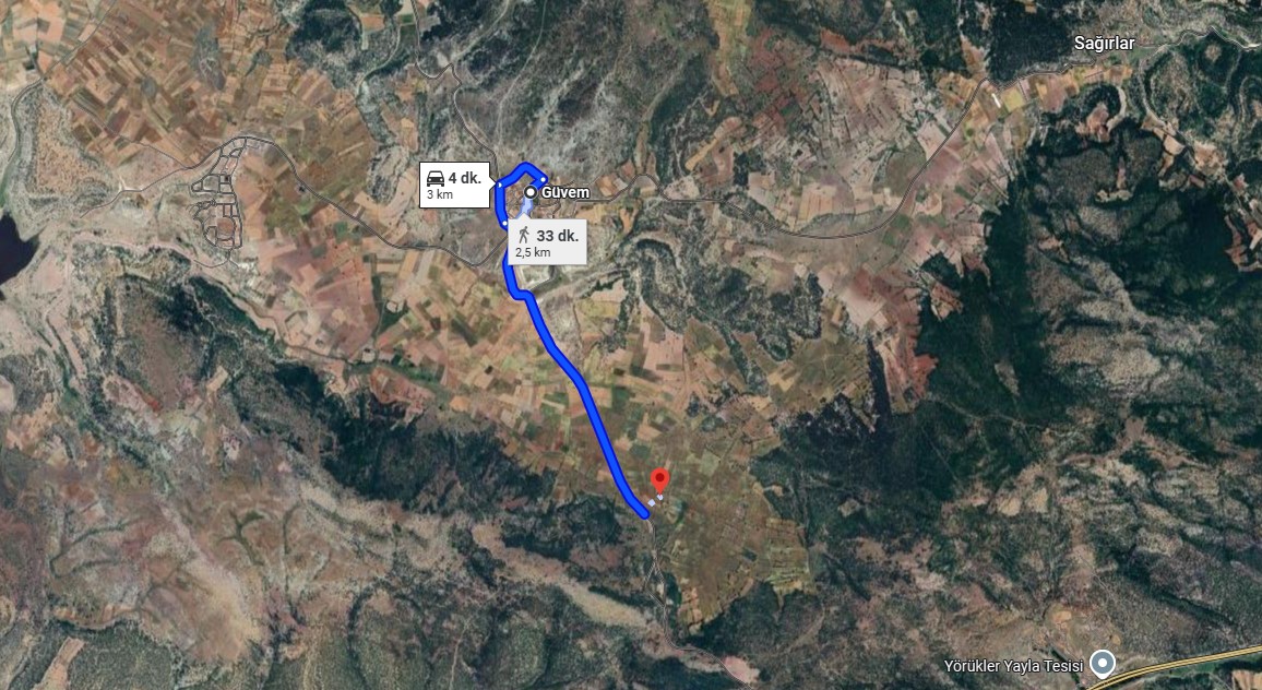 KÜTAHYA MERKEZ GÜVEM KÖYÜN' DE 918 M² TARLA SATILIKTIR. - KÜTAHYA MERKEZ fotoğraf 3